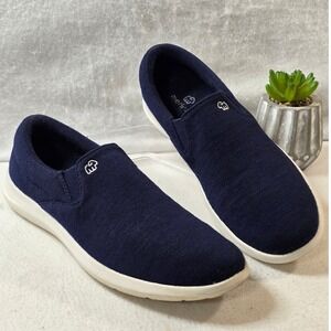 Merinos Women's Navy Blue Slip On Sneakers Shoes Size 8